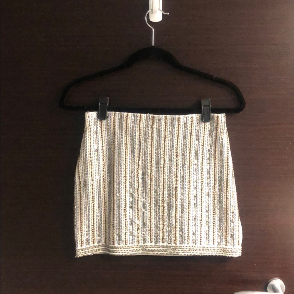 Zara sequin skirt
